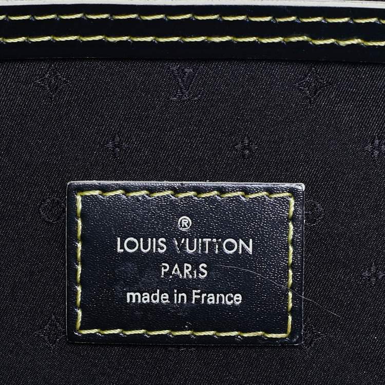 Pre Owned Louis Vuitton Black Suhali Leather Le Majestueux Bag