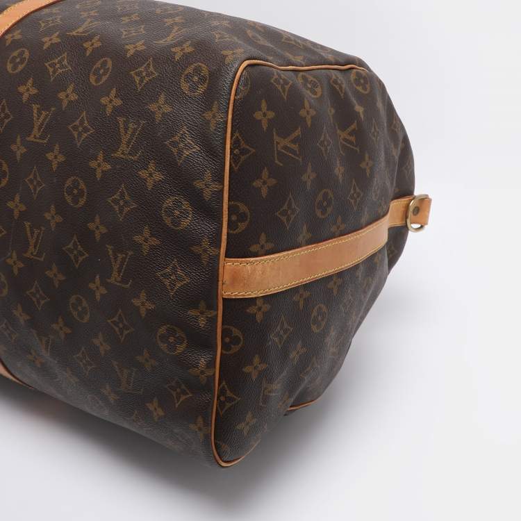 Pre Owned Louis Vuitton Monogram Canvas Keepall Bandouliere 60 Bag