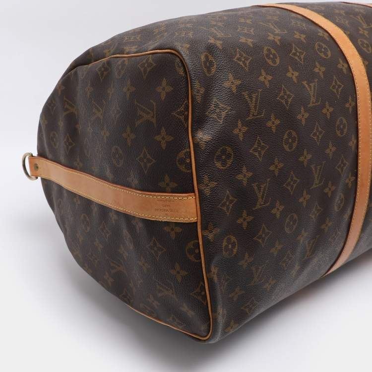 Pre Owned Louis Vuitton Monogram Canvas Keepall Bandouliere 60 Bag