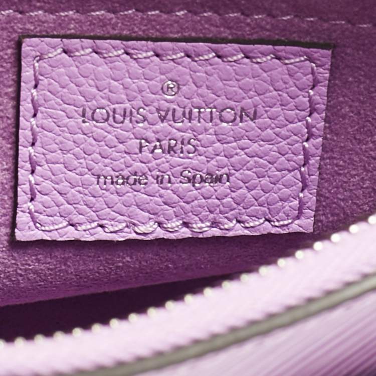 Pre Owned Louis Vuitton Lilas Provence Epi Leather Marellini Bag