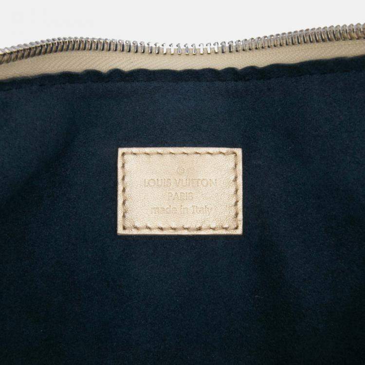 Pre Owned Louis Vuitton Gold Monogram Coussin PM