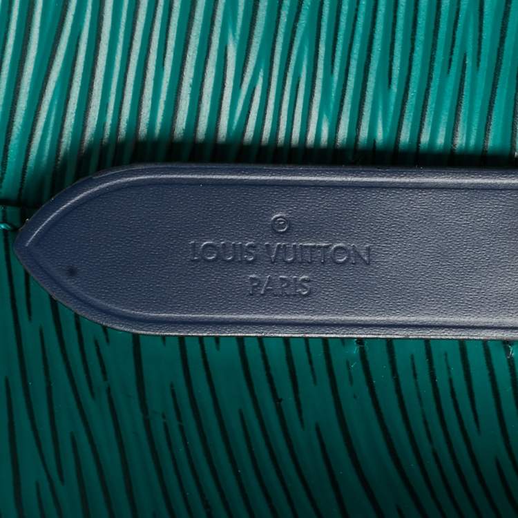 Pre Owned Louis Vuitton Emerald/Indigo Epi Leather NeoNoe BB Bag