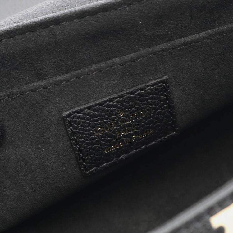 Pre Owned Louis Vuitton Favorite NM Giant Monogram Black/Beige Leather Handbag