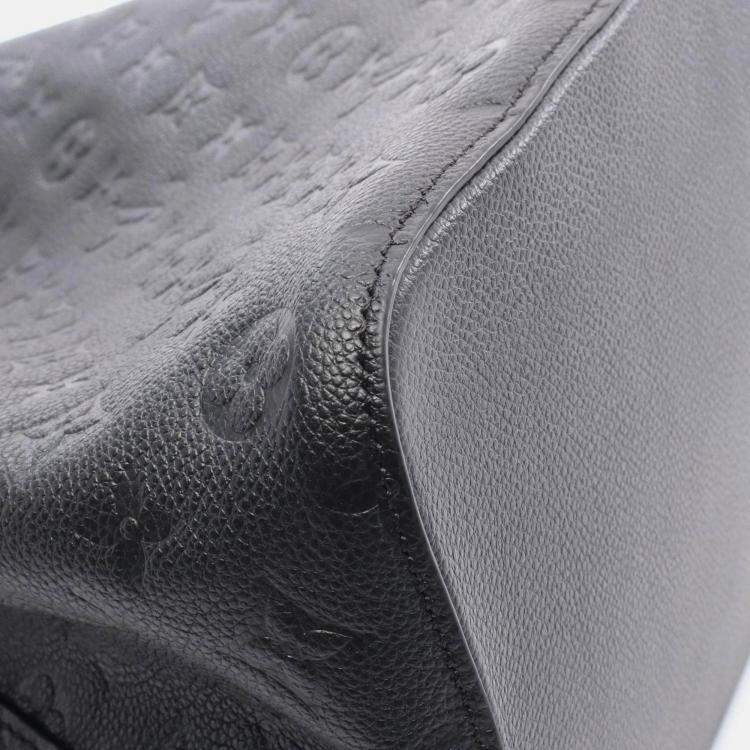 Pre Owned Louis Vuitton Neonoe Black Monogram Empreinte Leather Handbag