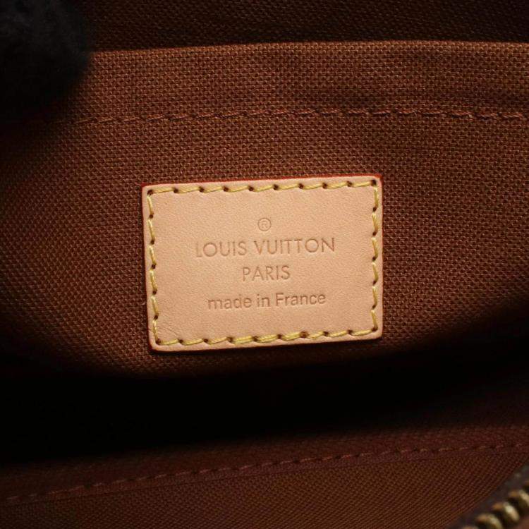Pre Owned Louis Vuitton Multi Pochette Accessoires Brown Pink Monogram Coated Canvas Leather Shoulder Bag