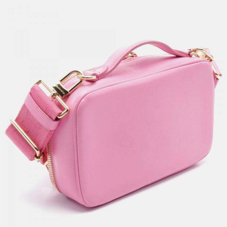 Pre Owned Louis Vuitton Utility Rose/Purple Leather Crossbody Bag
