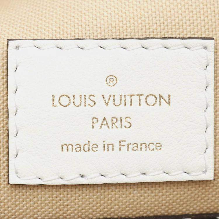 Pre Owned Louis Vuitton Neverfull Mm Tote Bag Coated Canvas Monogram Giant Khaki Beige Multicolor