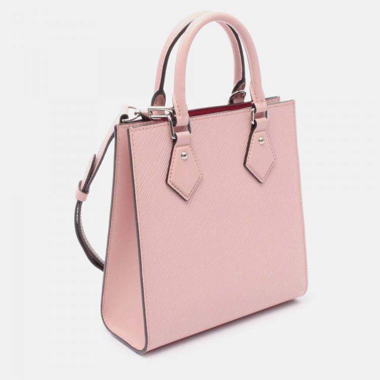 Pre Owned Louis Vuitton Pink Epi Sac Plat BB