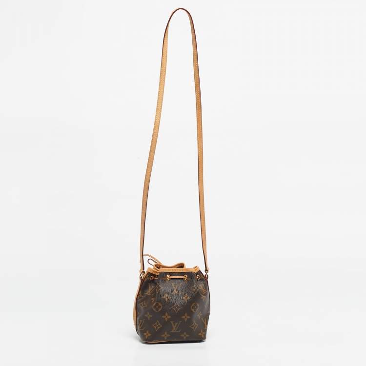 Pre Owned Louis Vuitton Monogram Canvas Nano Noe Bag