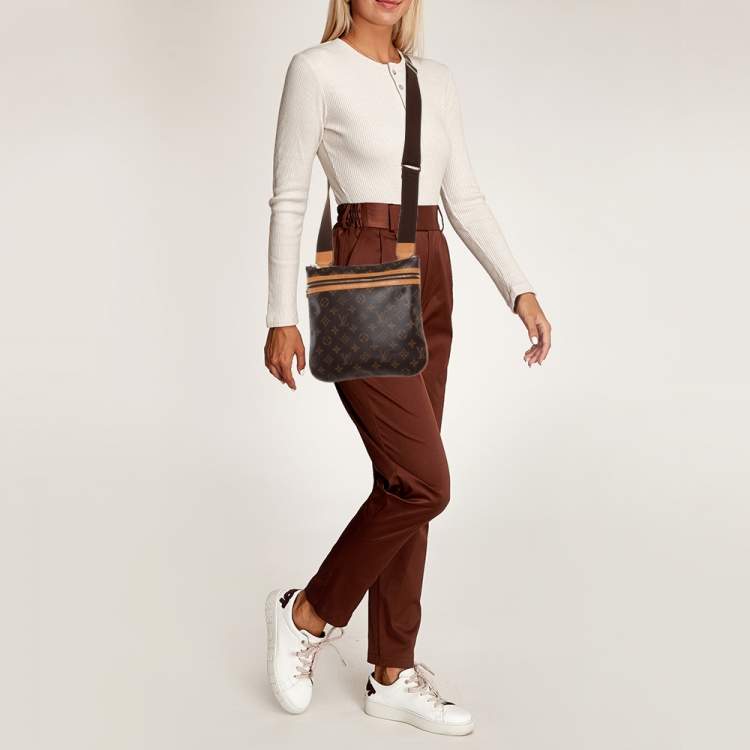 Pre Owned Louis Vuitton Monogram Canvas Pochette Bosphore Messenger Bag