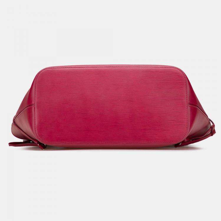 Pre Owned Louis Vuitton Pink Epi Neverfull MM
