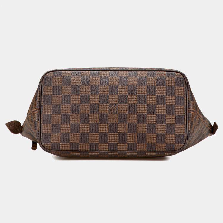 Pre Owned Louis Vuitton Brown Damier Ebene Saleya PM