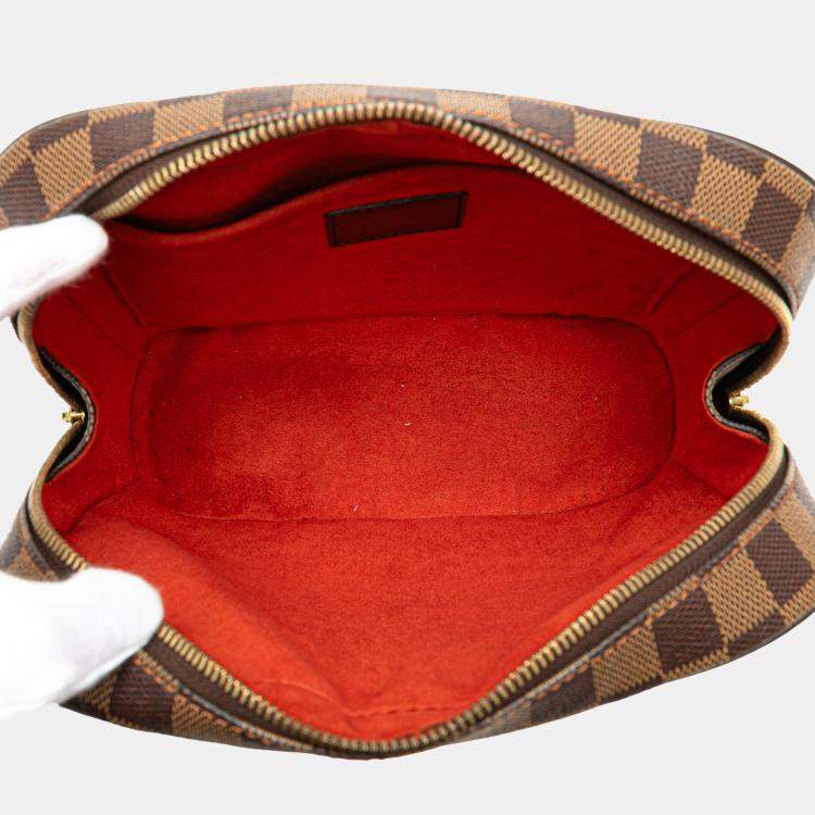 Pre Owned Louis Vuitton Brown Damier Ebene Mini Sarria