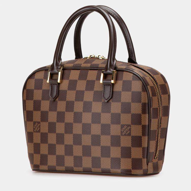 Pre Owned Louis Vuitton Brown Damier Ebene Mini Sarria