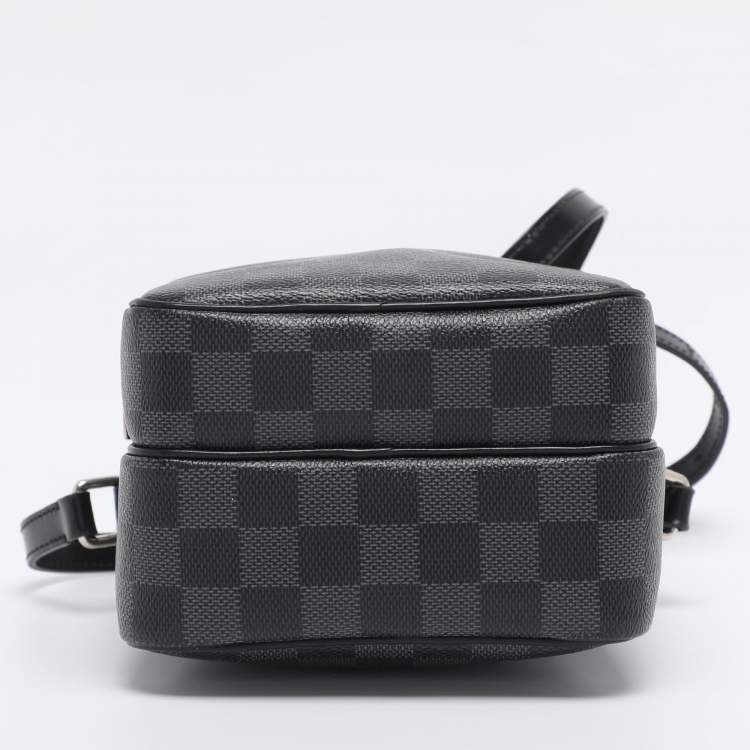 Pre Owned Louis Vuitton Damier Graphite Canvas Rem Crossbody Bag