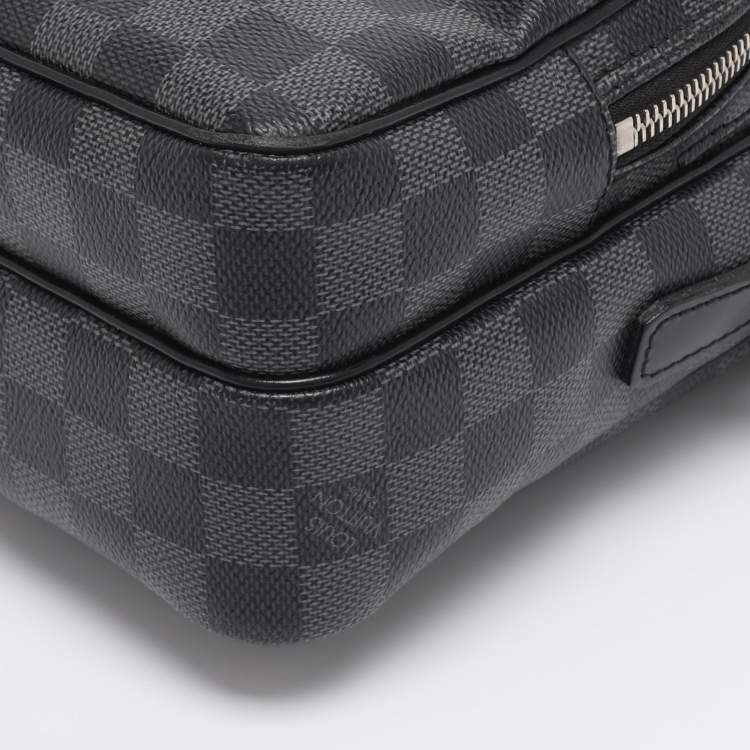 Pre Owned Louis Vuitton Damier Graphite Canvas Rem Crossbody Bag