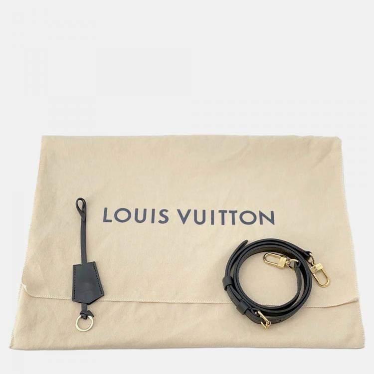 Pre Owned Louis Vuitton Fold Tote Cerise/Cream/Brown Monogram Calf Leather Size Pm