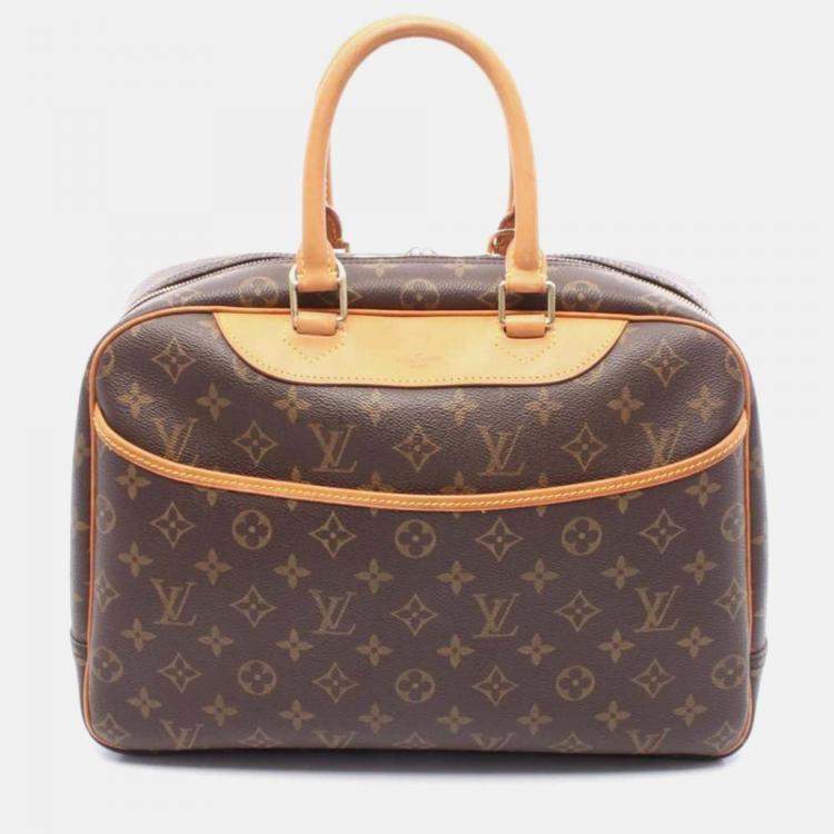 Pre Owned Louis Vuitton Deauville Bowling Vanity Monogram