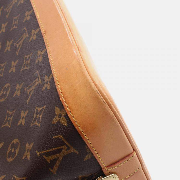 Pre Owned Louis Vuitton Alma Pm Handbag M51130 Monogram Canvas Leather Brown Used Women Lv