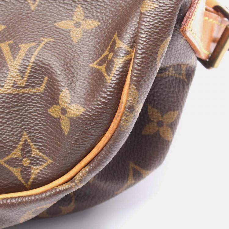 Pre Owned Louis Vuitton Saumur 35 Shoulder Bag M42254 Monogram Canvas Leather Brown Used