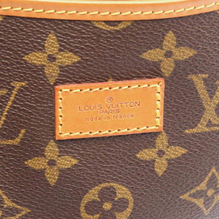 Pre Owned Louis Vuitton Saumur 35 Shoulder Bag M42254 Monogram Canvas Leather Brown Used