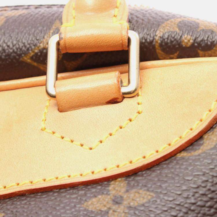 Pre Owned Louis Vuitton Deauville Bowling Vanity Handbag M47270 Monogram Canvas Used Women