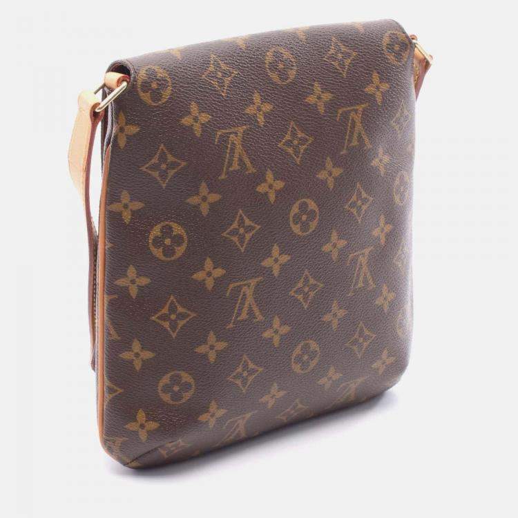 Pre Owned Louis Vuitton Musette Salsa Short Shoulder Bag M51258 Monogram Used Lv Brown