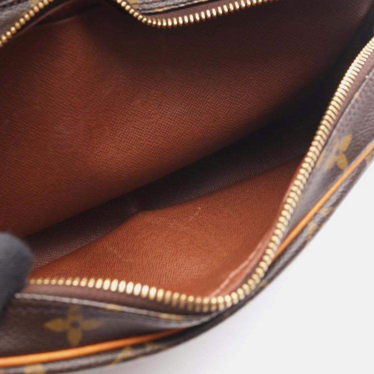 Pre Owned Louis Vuitton Nile Crossbody Shoulder Bag M45244 Monogram Canvas Brown Used Lv