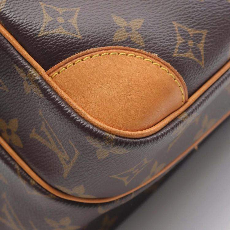Pre Owned Louis Vuitton Nile Crossbody Shoulder Bag M45244 Monogram Canvas Brown Used Lv
