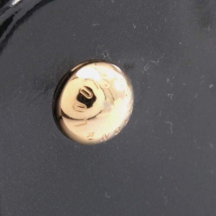 Pre Owned Louis Vuitton Lockit Pm Handbag M90251 Vernis Leather Beige Dune Used Women Lv