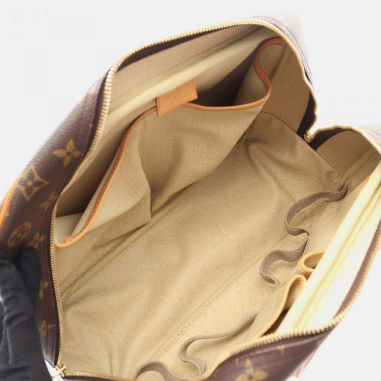 مملوكة مسبقًا Louis Vuitton Deauville Bowling Vanity Handbag M47270 Monogram Canvas Used Women