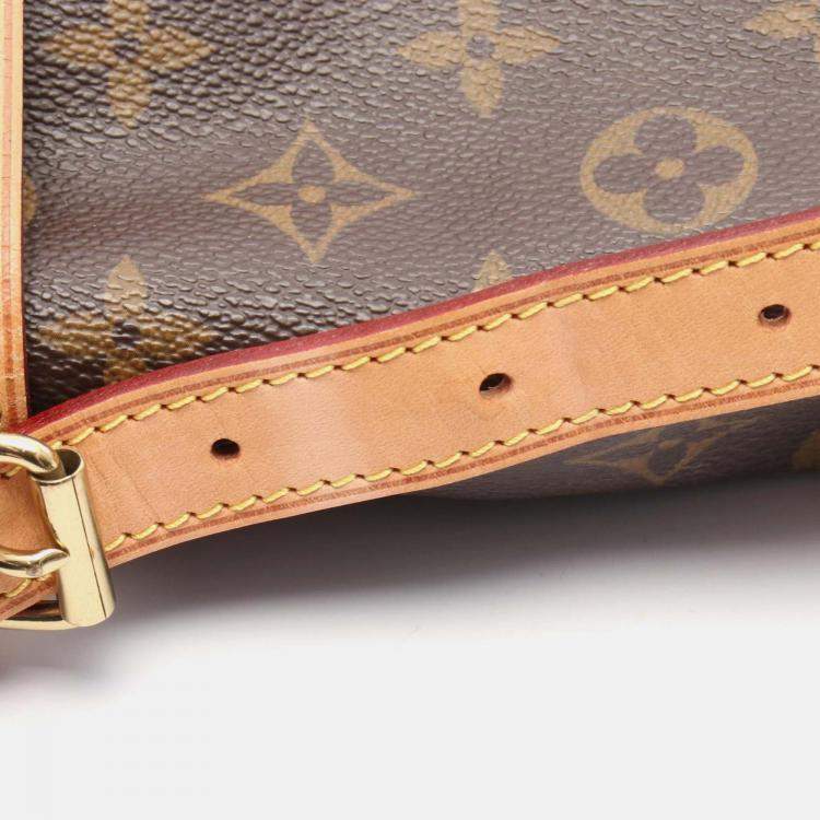 Pre Owned Louis Vuitton Saumur 30 Shoulder Bag M42256 Monogram Canvas Leather Brown Used