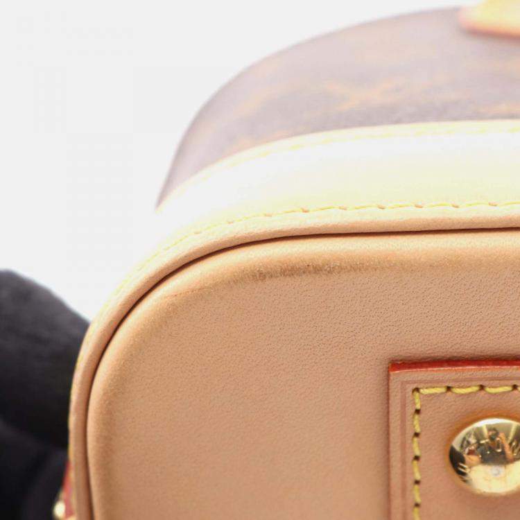 Pre Owned Louis Vuitton Alma Bb Shoulder Handbag M46990 Monogram Canvas Used Women Lv