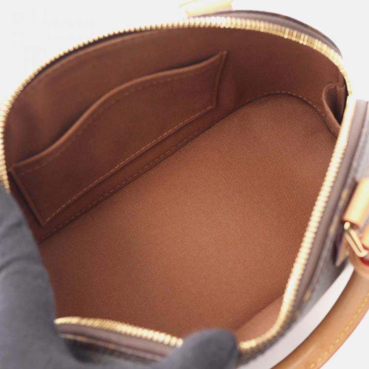 Pre Owned Louis Vuitton Alma Bb Shoulder Handbag M46990 Monogram Canvas Used Women Lv