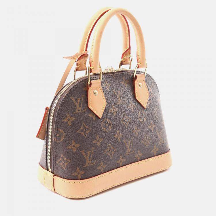 Pre Owned Louis Vuitton Alma Bb Shoulder Handbag M46990 Monogram Canvas Used Women Lv