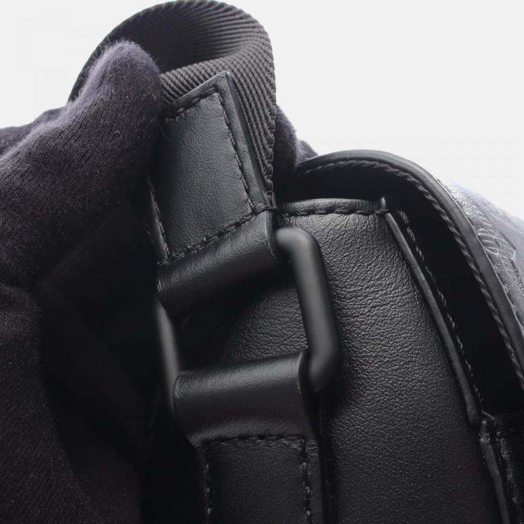 Pre Owned Louis Vuitton Splinter Messenger Shoulder Bag M44729 Monogram Shadow Black Used