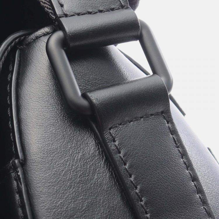 Pre Owned Louis Vuitton Splinter Messenger Shoulder Bag M44729 Monogram Shadow Black Used
