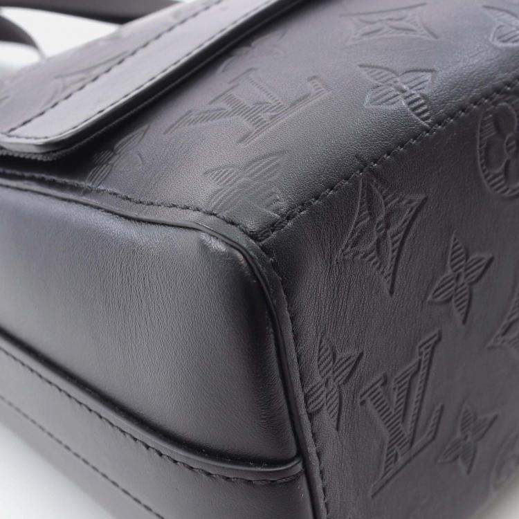 Pre Owned Louis Vuitton Splinter Messenger Shoulder Bag M44729 Monogram Shadow Black Used