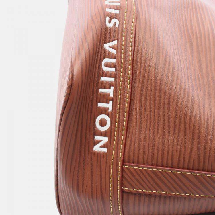 Pre Owned Louis Vuitton Maxi Noe Sling Shoulder Handbag M23117 Epi Leather Brown Cognac