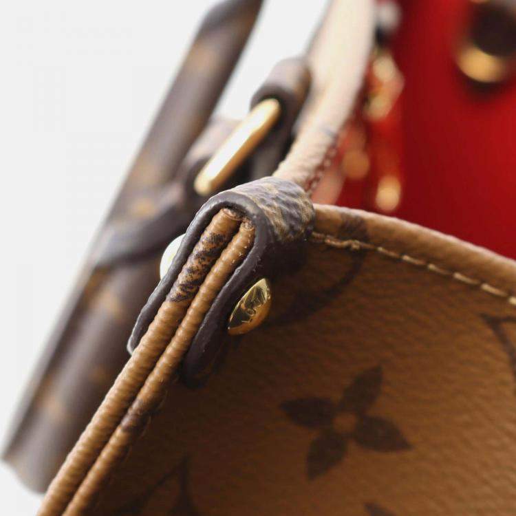 Pre Owned Louis Vuitton Onthego Pm Shoulder Handbag M46373 Monogram Giant Reverse Used Lv