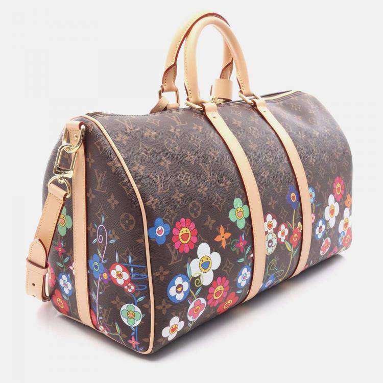 Pre Owned Louis Vuitton x TM Keepall Bandouliere 45 Shoulder Handbag M14182 Monogram Used