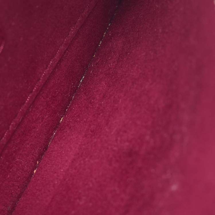 Pre Owned Louis Vuitton Fuchsia Epi Leather Neverfull PM Bag