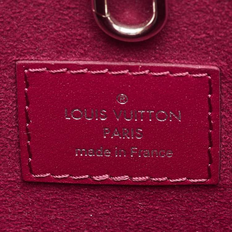 Pre Owned Louis Vuitton Fuchsia Epi Leather Neverfull PM Bag