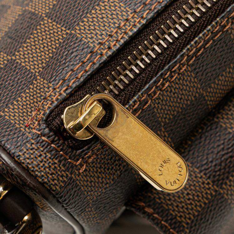 Pre Owned Louis Vuitton Brown Damier Ebene Ravello GM