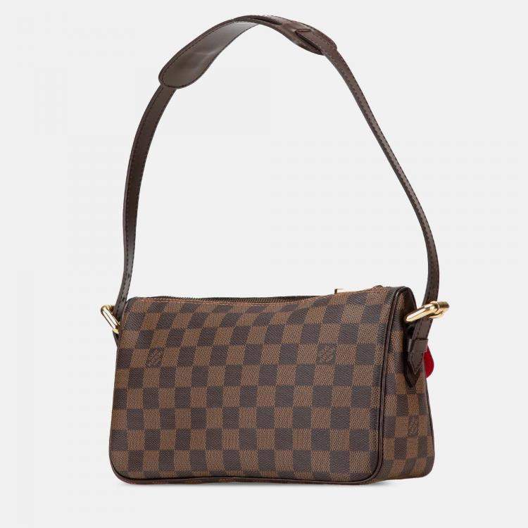 Pre Owned Louis Vuitton Brown Damier Ebene Ravello GM