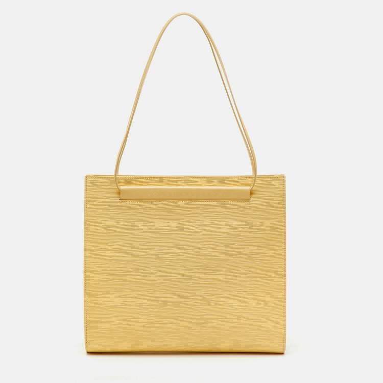 Pre Owned Louis Vuitton Vanilla Epi Leather Saint Tropez Bag