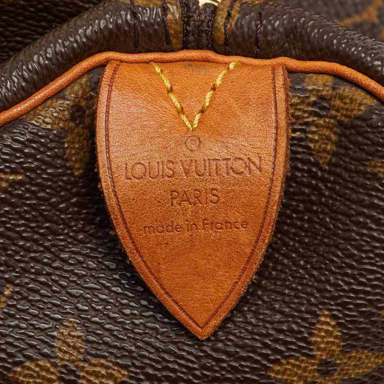 Pre Owned Louis Vuitton Monogram Canvas Speedy 30 Bag