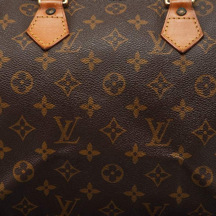 Pre Owned Louis Vuitton Monogram Canvas Speedy 30 Bag