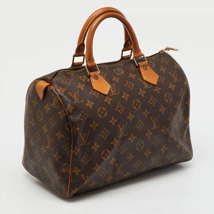 Pre Owned Louis Vuitton Monogram Canvas Speedy 30 Bag