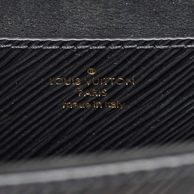 Pre Owned Louis Vuitton Black Epi Leather Limited Edition Twist MM Bag